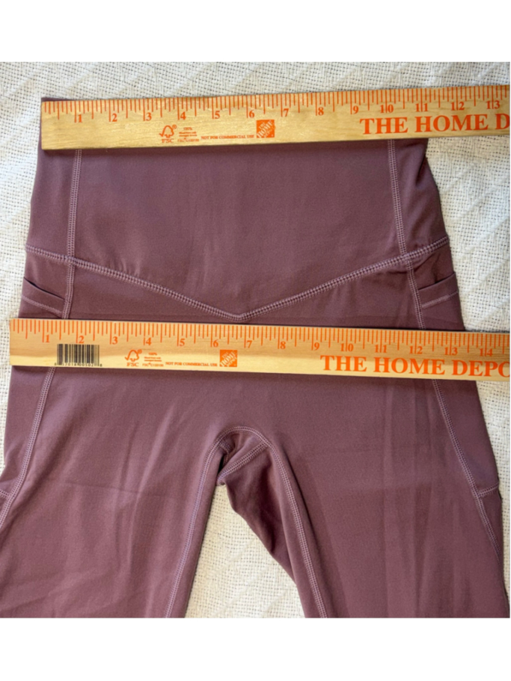 Halara UltraSculpt High Waisted Pocket 7/8 Leggings Mauve Activewear SZ XS - Picture 6 of 8
